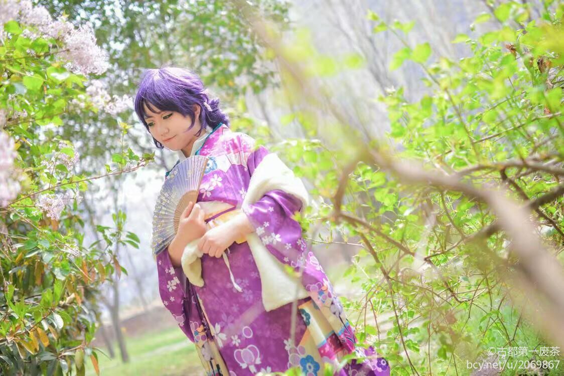 "Lovelive" Tojo Kiyo tháng đầu tiên Kimono không được đánh thức C o s p l a y