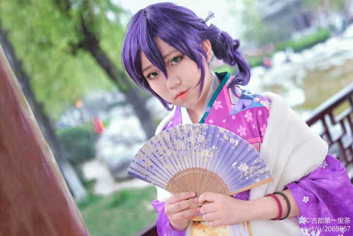 "Lovelive" Tojo Kiyo tháng đầu tiên Kimono không được đánh thức C o s p l a y