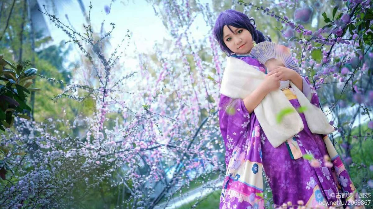 "Lovelive" Tojo Kiyo tháng đầu tiên Kimono không được đánh thức C o s p l a y