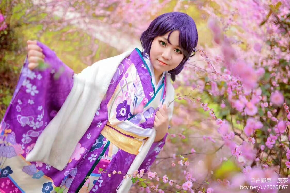 "Lovelive" Tojo Kiyo tháng đầu tiên Kimono không được đánh thức C o s p l a y