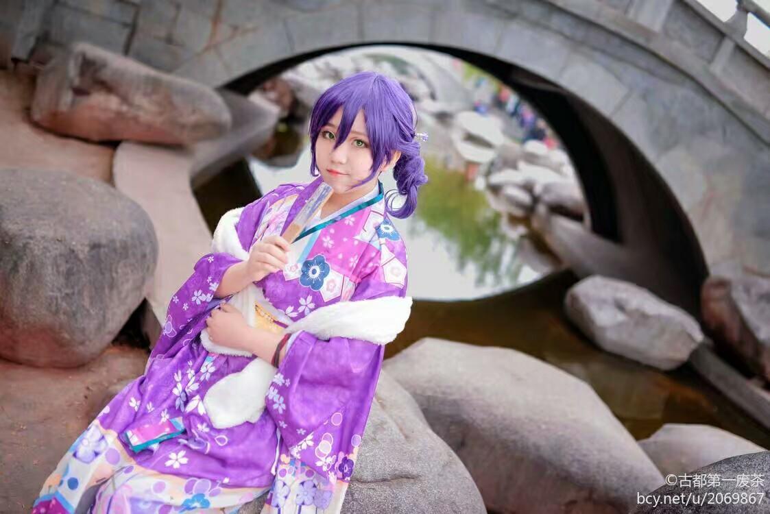 "Lovelive" Tojo Kiyo tháng đầu tiên Kimono không được đánh thức C o s p l a y
