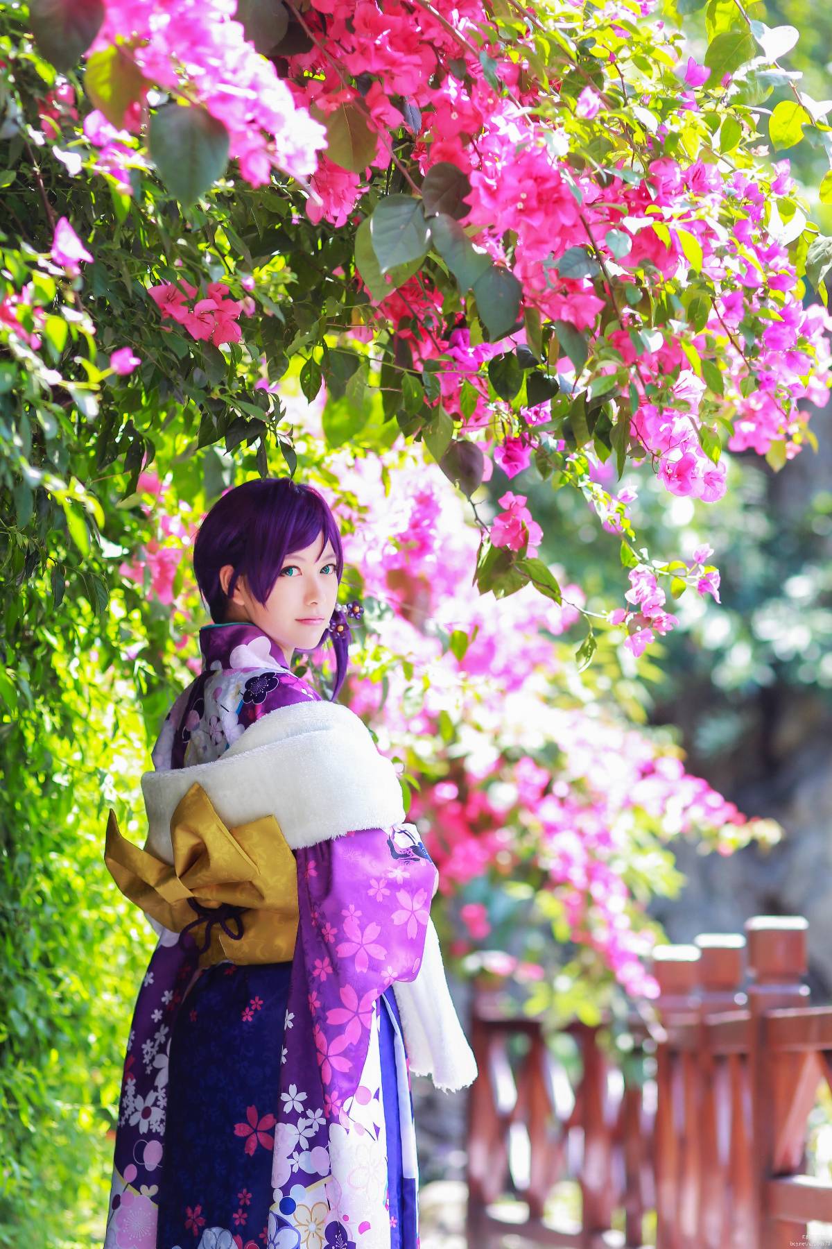 "Lovelive" Tojo Kiyo tháng đầu tiên Kimono không được đánh thức C o s p l a y