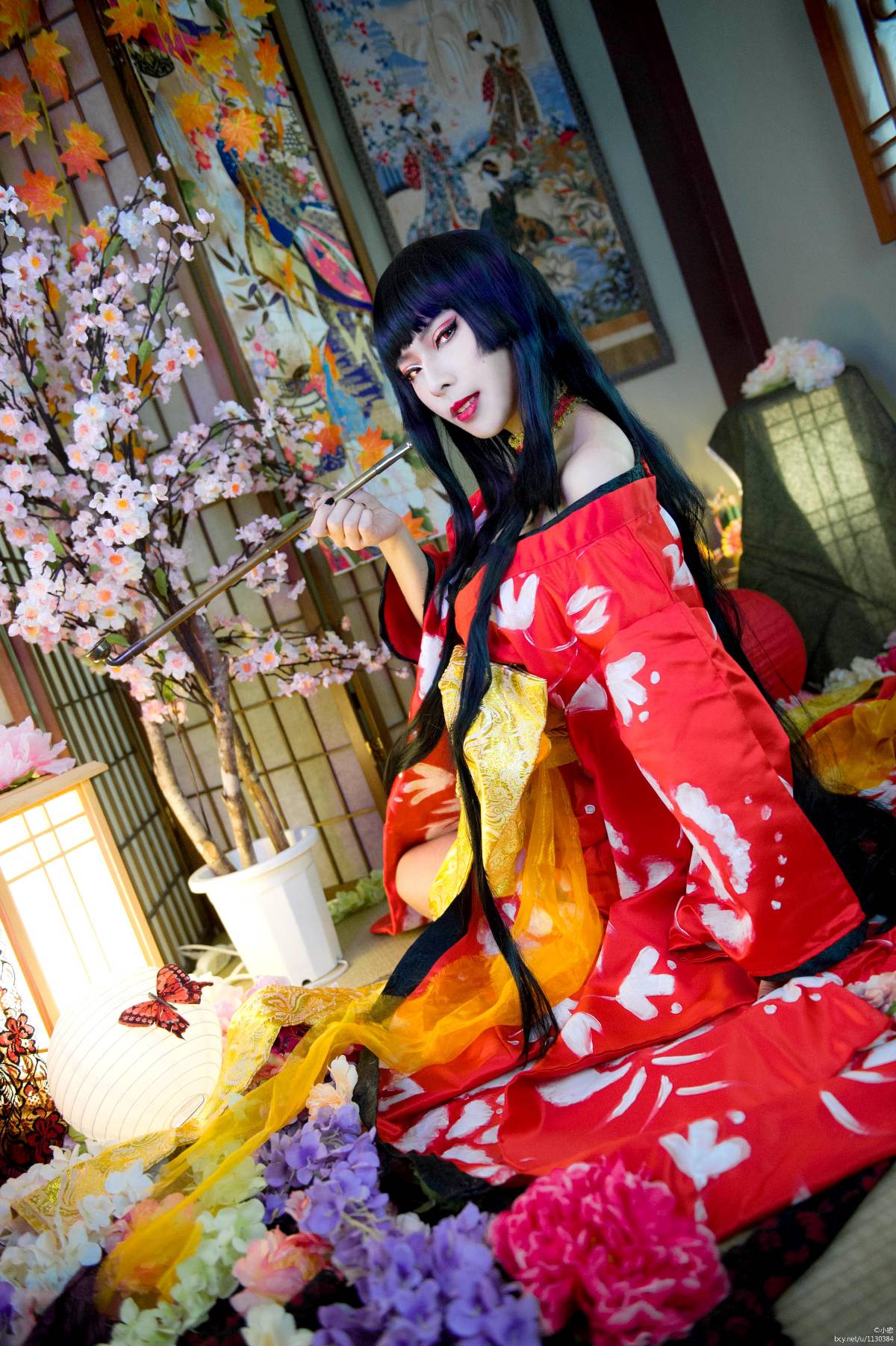 "XXXHOLIC" Yihara Yuko Red Rose Ver C O S P L A Y