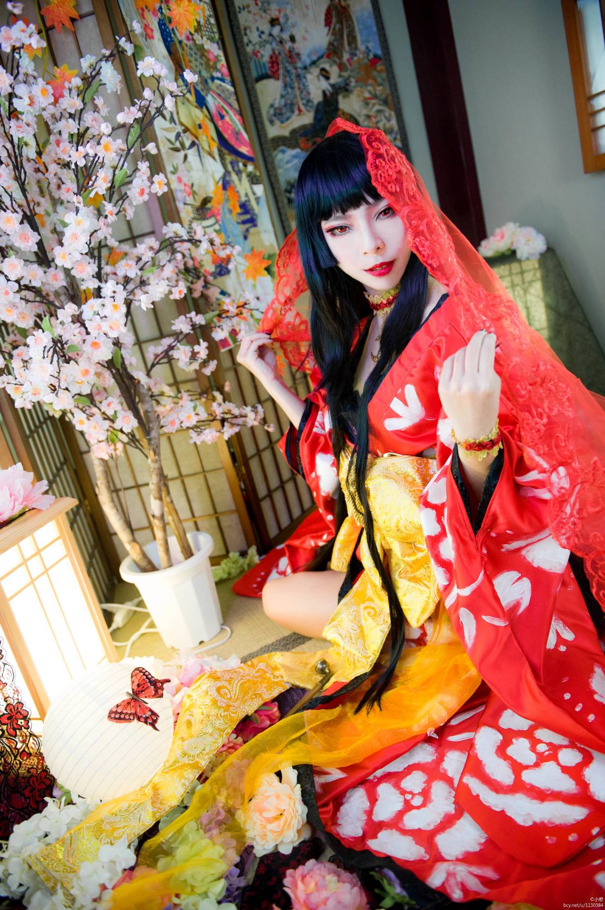 "XXXHOLIC" Yihara Yuko Red Rose Ver C O S P L A Y