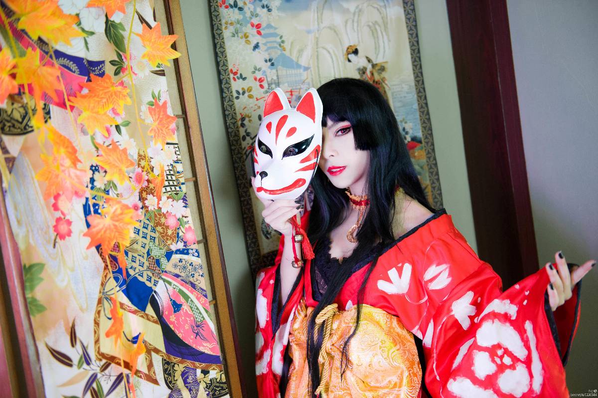 "XXXHOLIC" Yihara Yuko Red Rose Ver C O S P L A Y