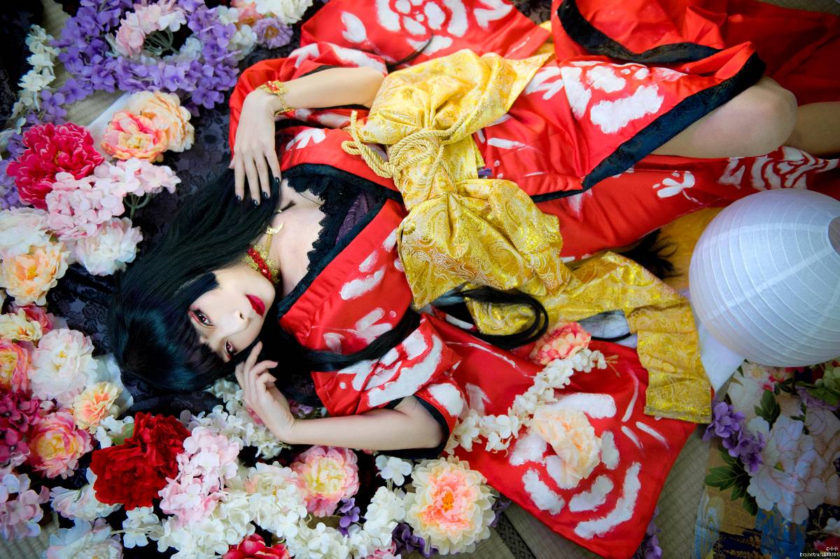 "XXXHOLIC" Yihara Yuko Red Rose Ver C O S P L A Y