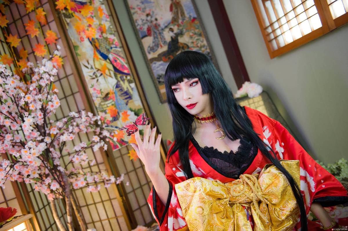 "XXXHOLIC" Yihara Yuko Red Rose Ver C O S P L A Y