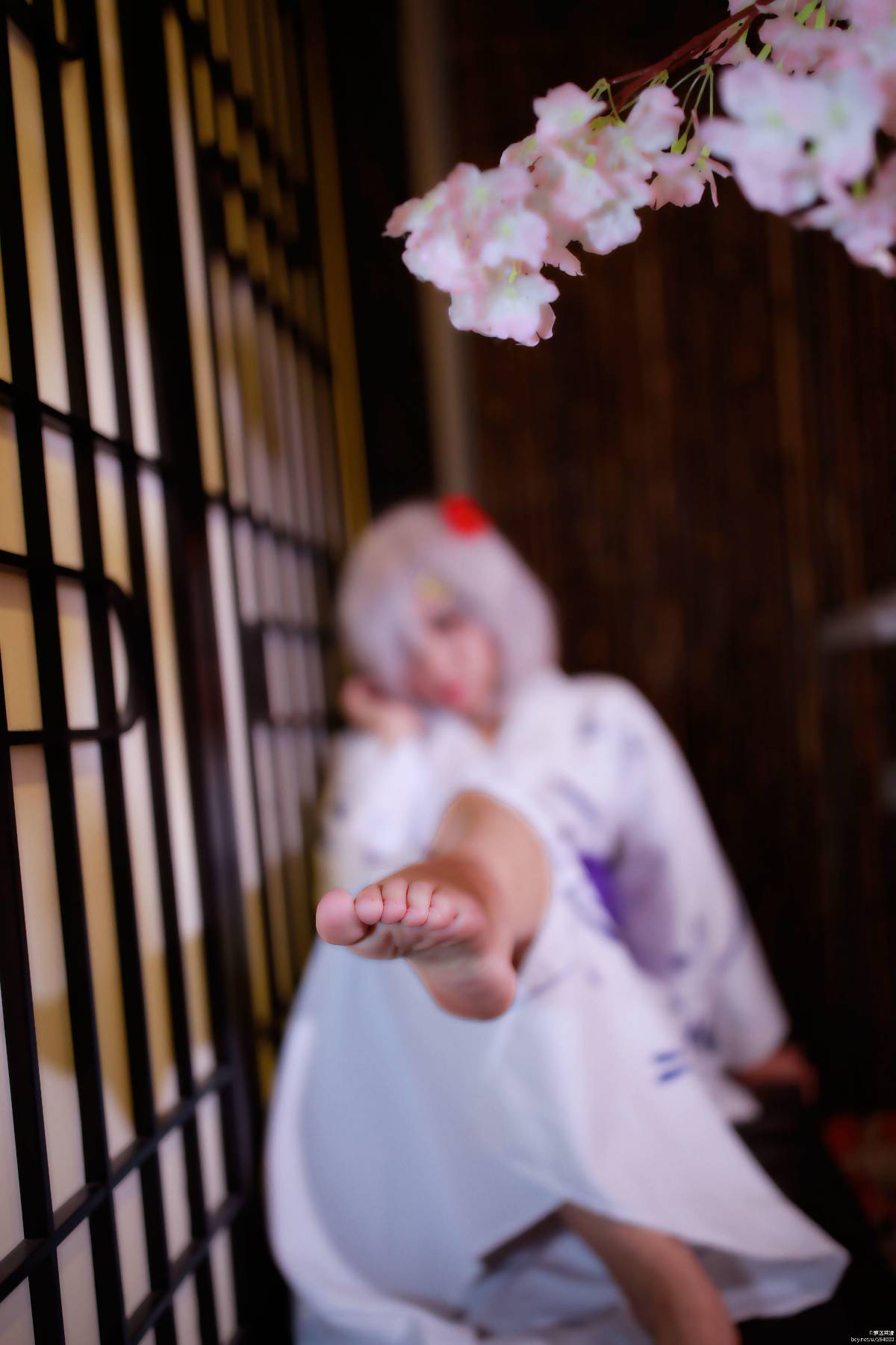 "Bộ sưu tập Fleet" Tàu Girl Hamaba Autumn Yukata ren C O S P L A Y