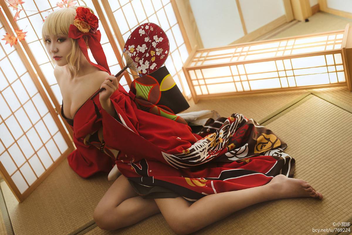 "Fate Grand Order" Nero Kimono C O S P L A Y