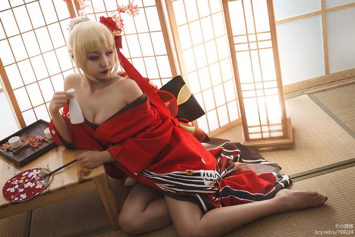 "Fate Grand Order" Nero Kimono C O S P L A Y