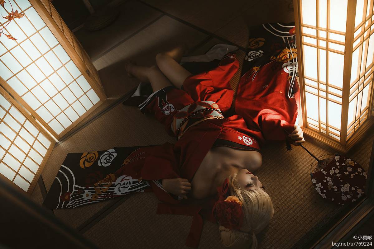 "Fate Grand Order" Nero Kimono C O S P L A Y