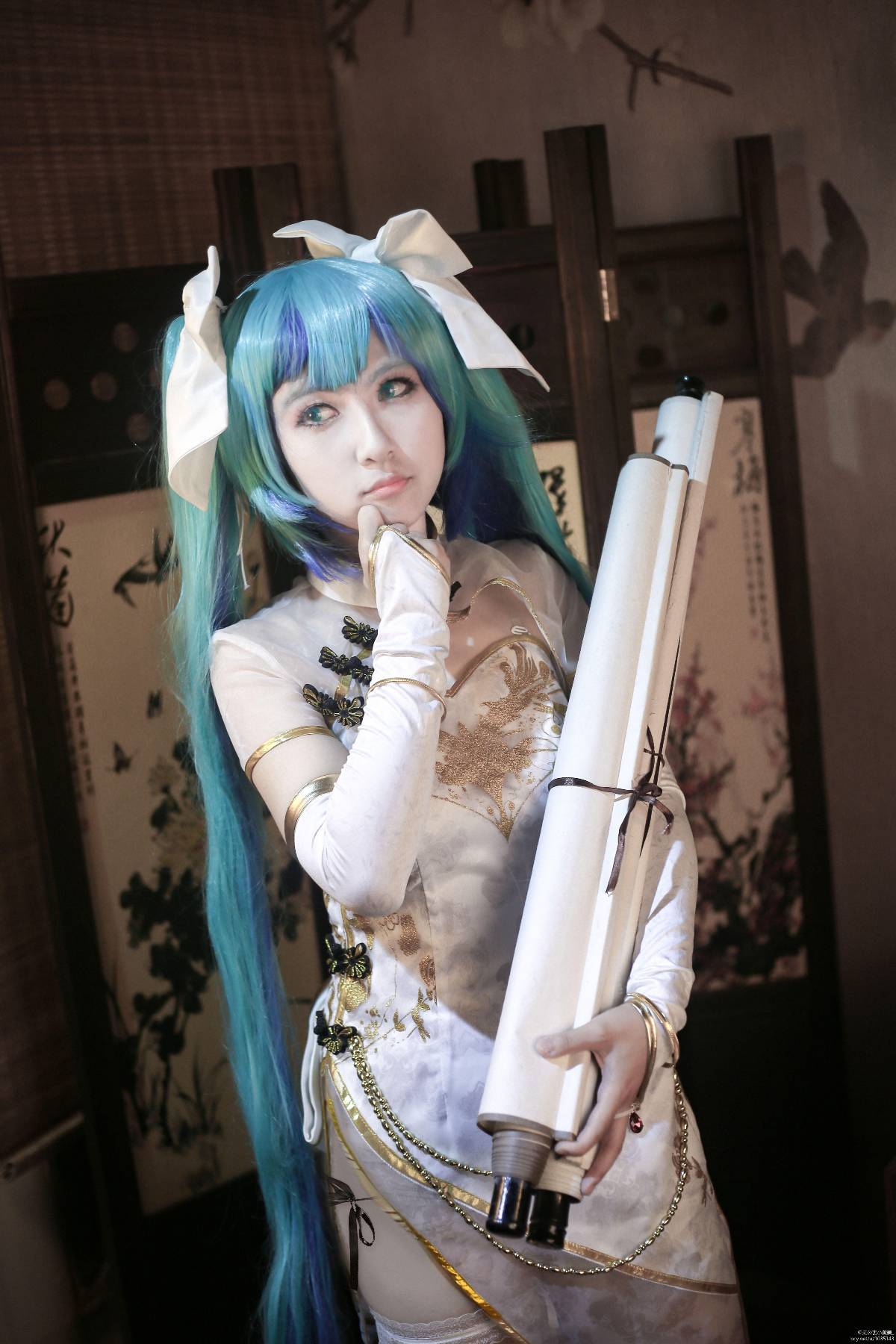 "Vocaloid" Canary Miku C O S P L A Y