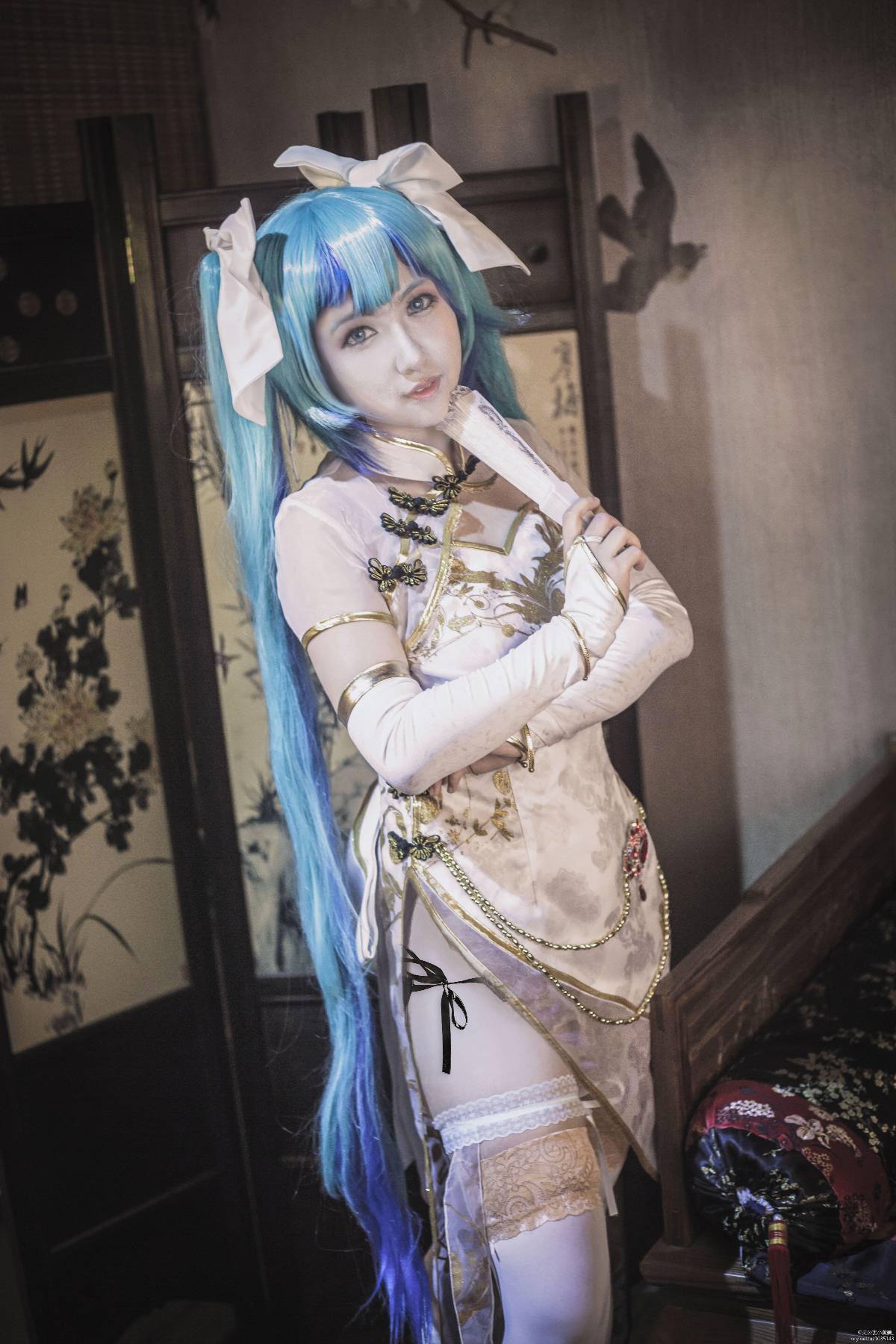 "Vocaloid" Canary Miku C O S P L A Y