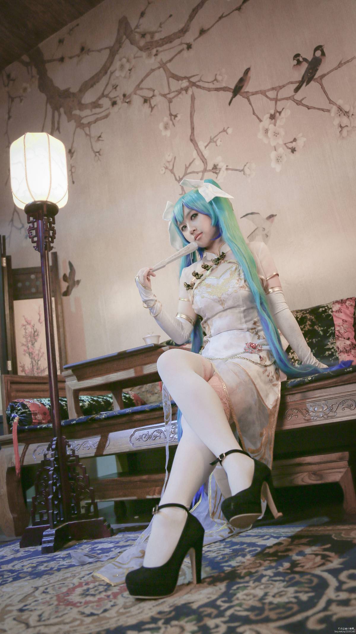 "Vocaloid" Canary Miku C O S P L A Y