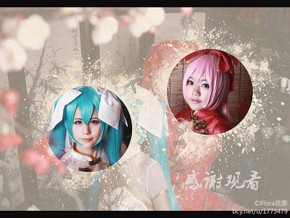 "Vocaloid" Canary Miku C O S P L A Y