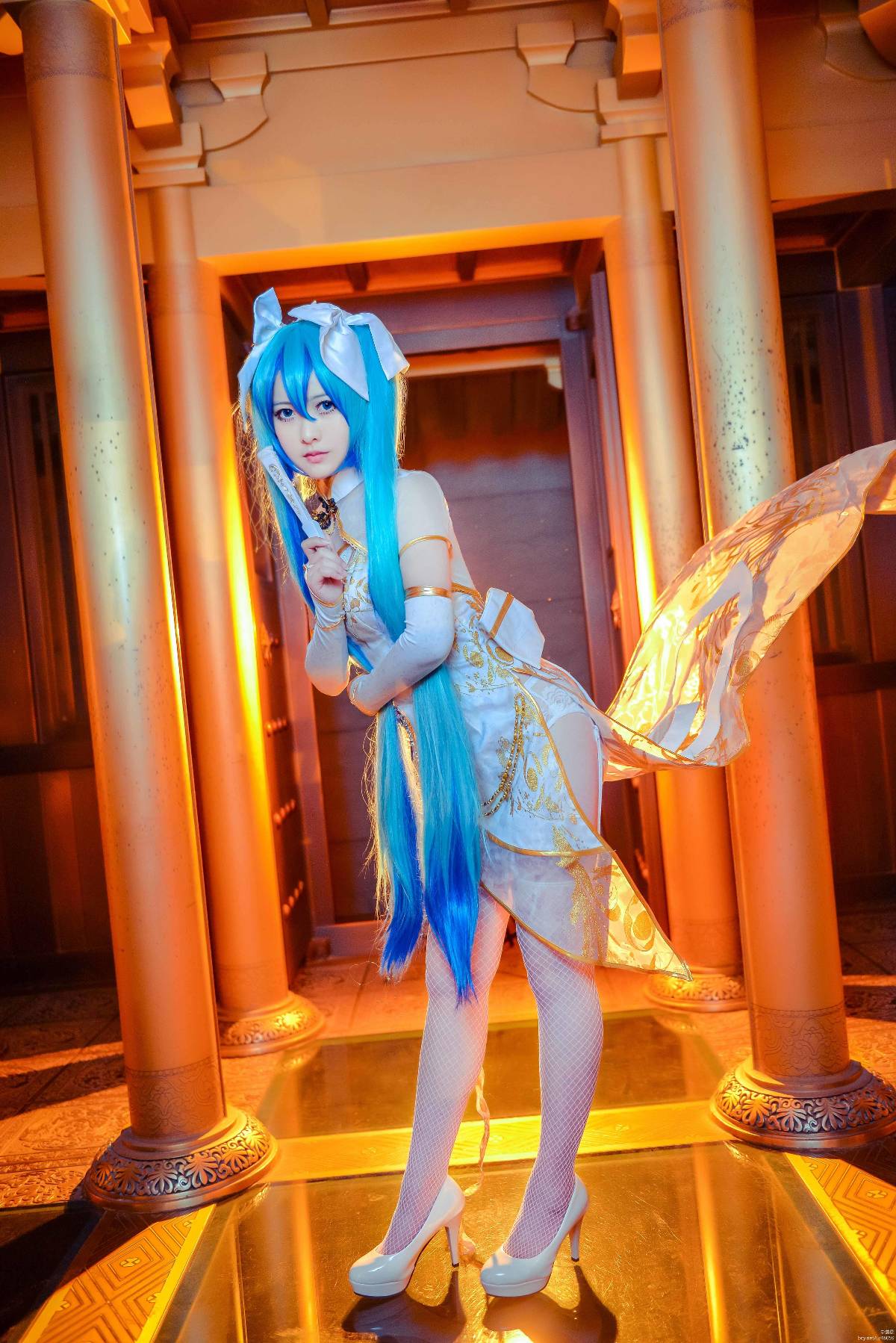 "Vocaloid" Canary Miku C O S P L A Y