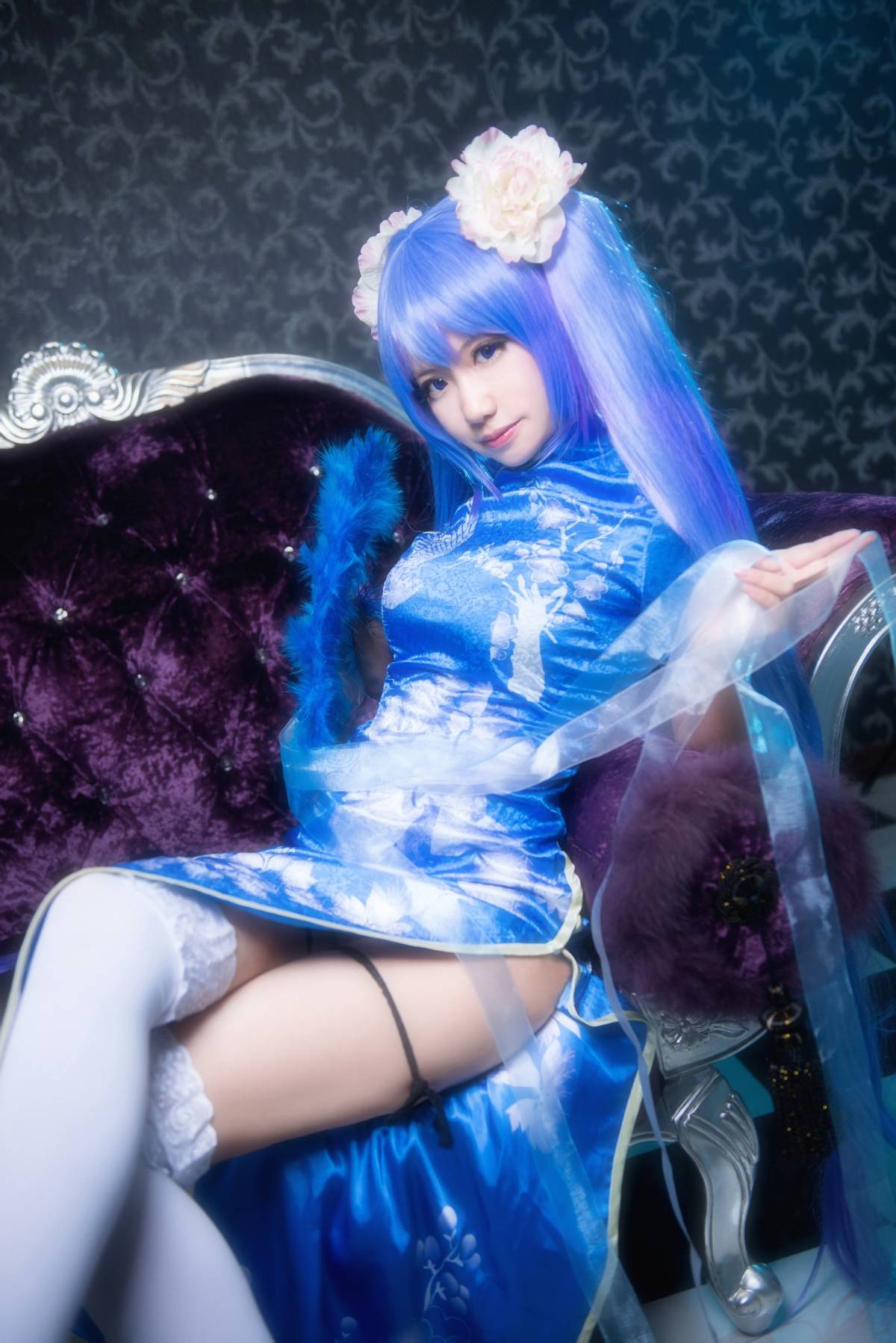 "Vocaloid" Miku Cheongsam Ver C O S P L A Y