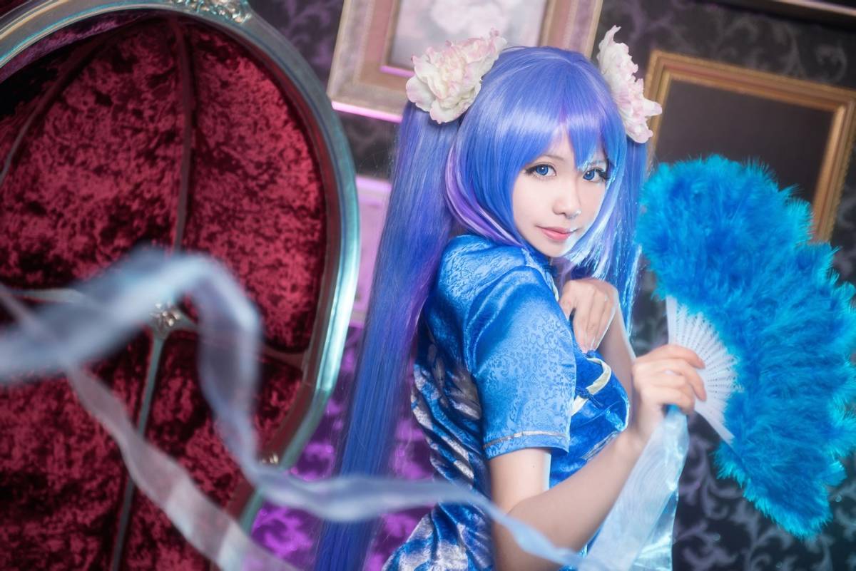 "Vocaloid" Miku Cheongsam Ver C O S P L A Y