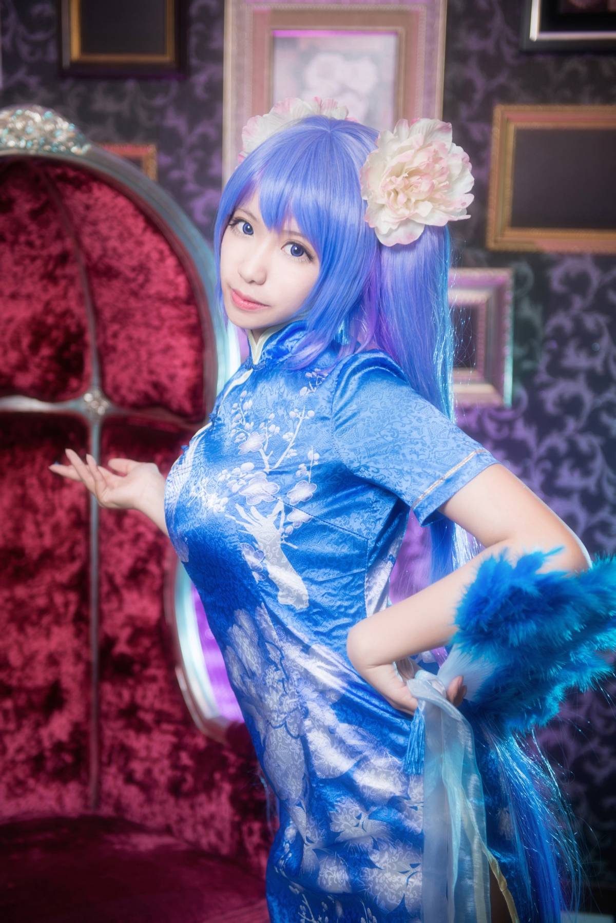 "Vocaloid" Miku Cheongsam Ver C O S P L A Y