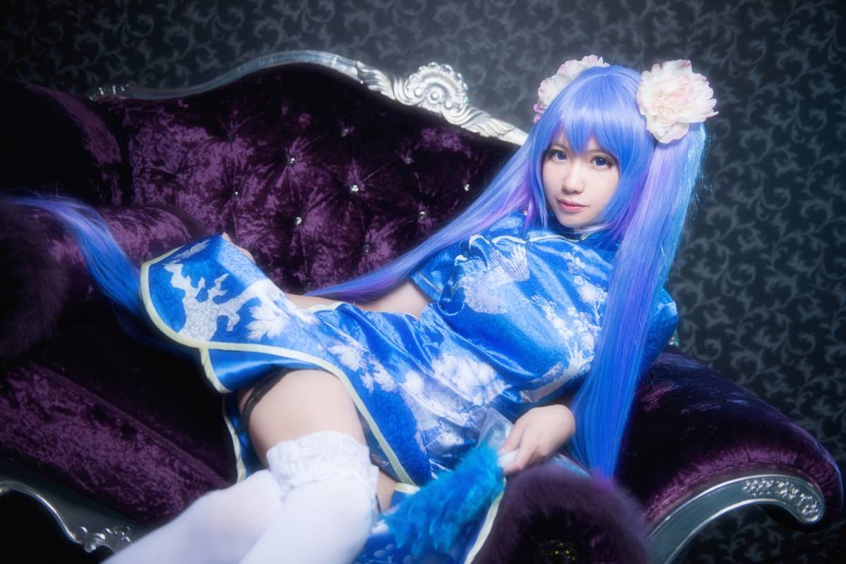 "Vocaloid" Miku Cheongsam Ver C O S P L A Y