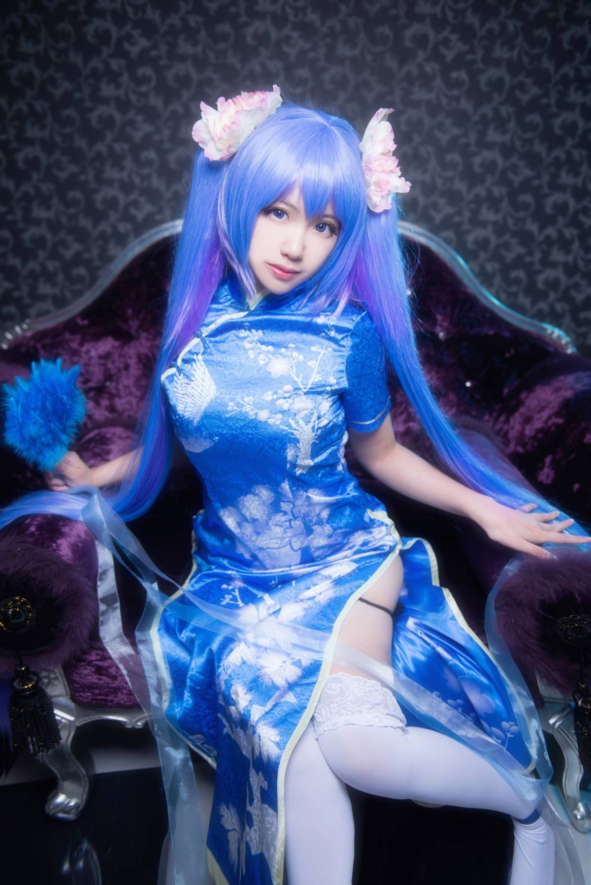 "Vocaloid" Miku Cheongsam Ver C O S P L A Y