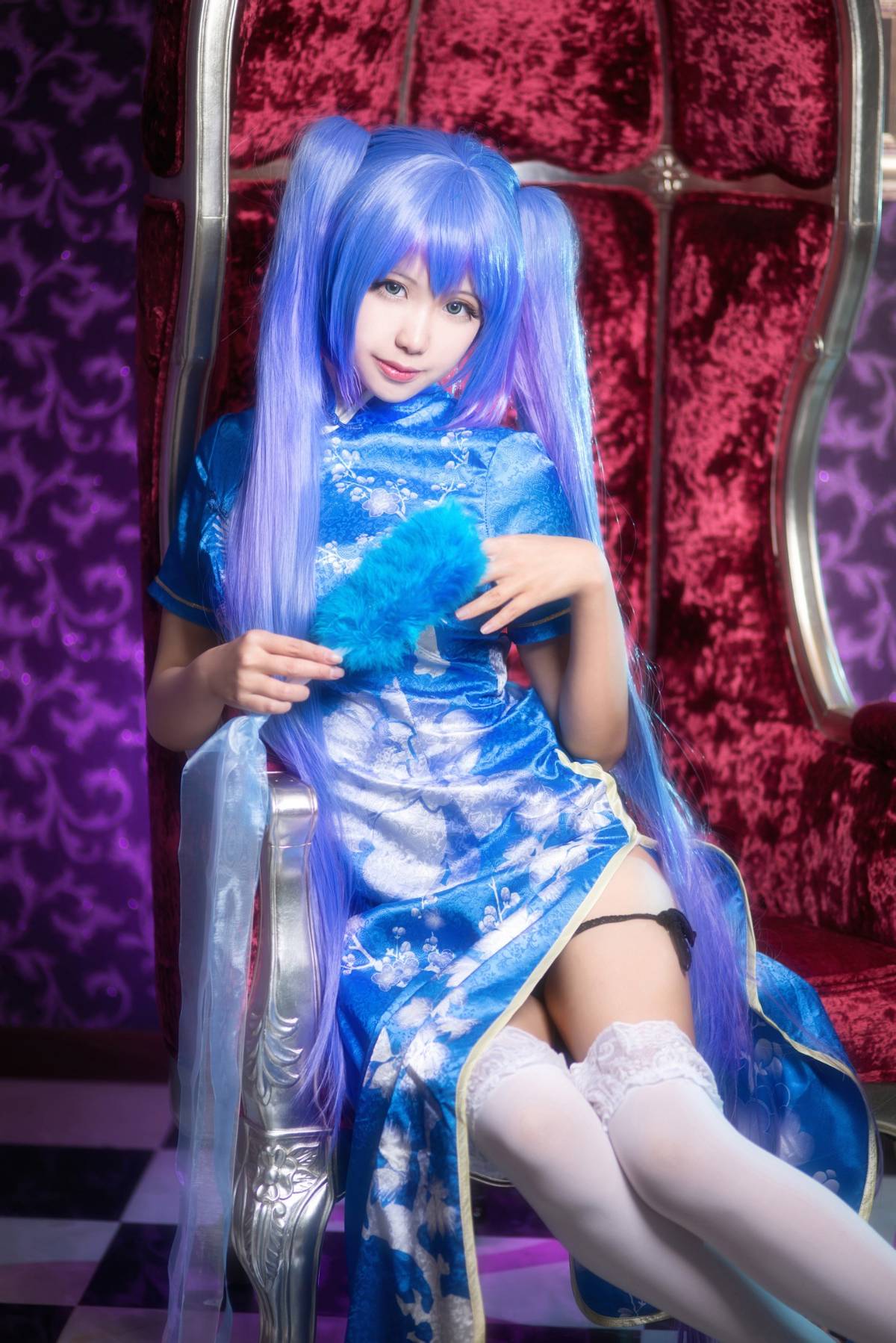 "Vocaloid" Miku Cheongsam Ver C O S P L A Y