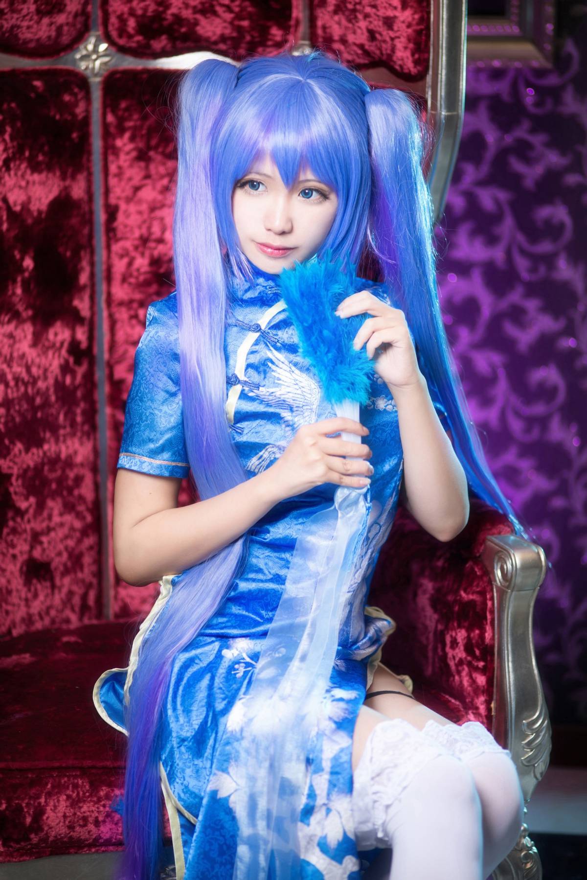 "Vocaloid" Miku Cheongsam Ver C O S P L A Y