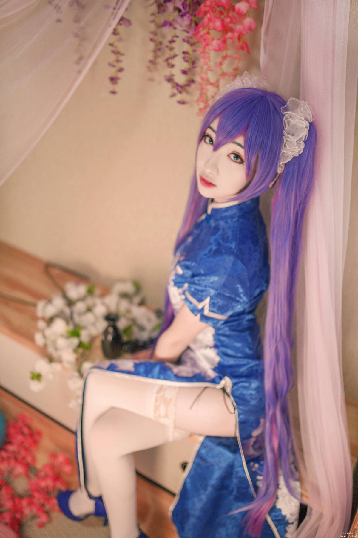 "Vocaloid" Miku Cheongsam Ver C O S P L A Y