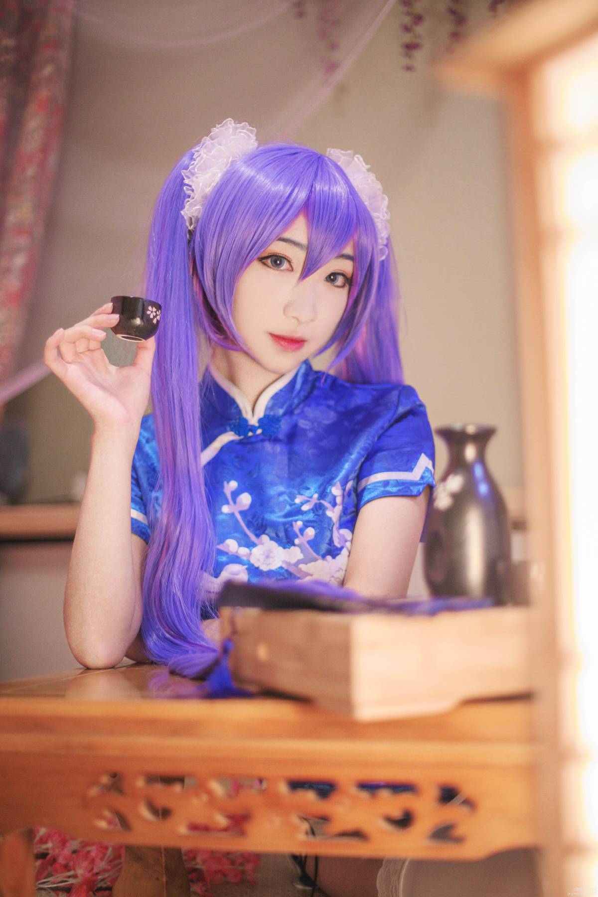 "Vocaloid" Miku Cheongsam Ver C O S P L A Y