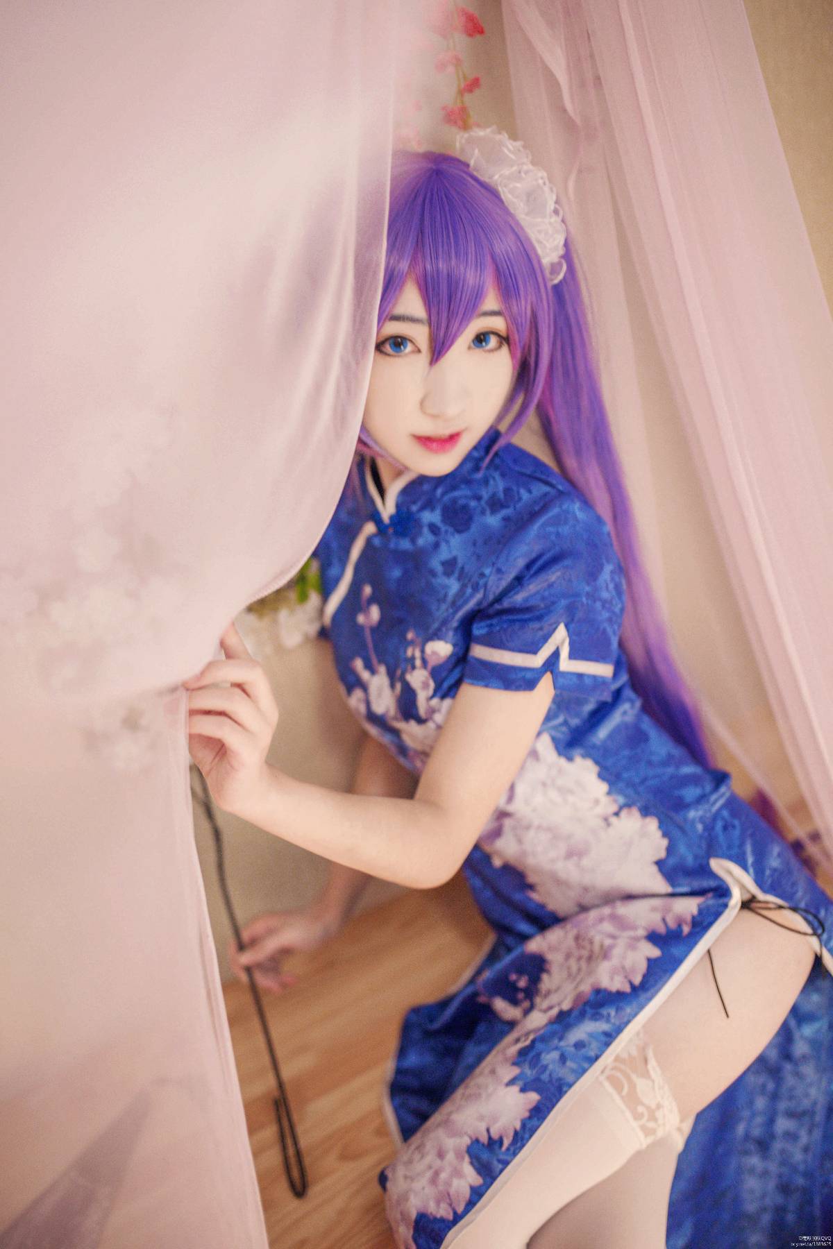 "Vocaloid" Miku Cheongsam Ver C O S P L A Y