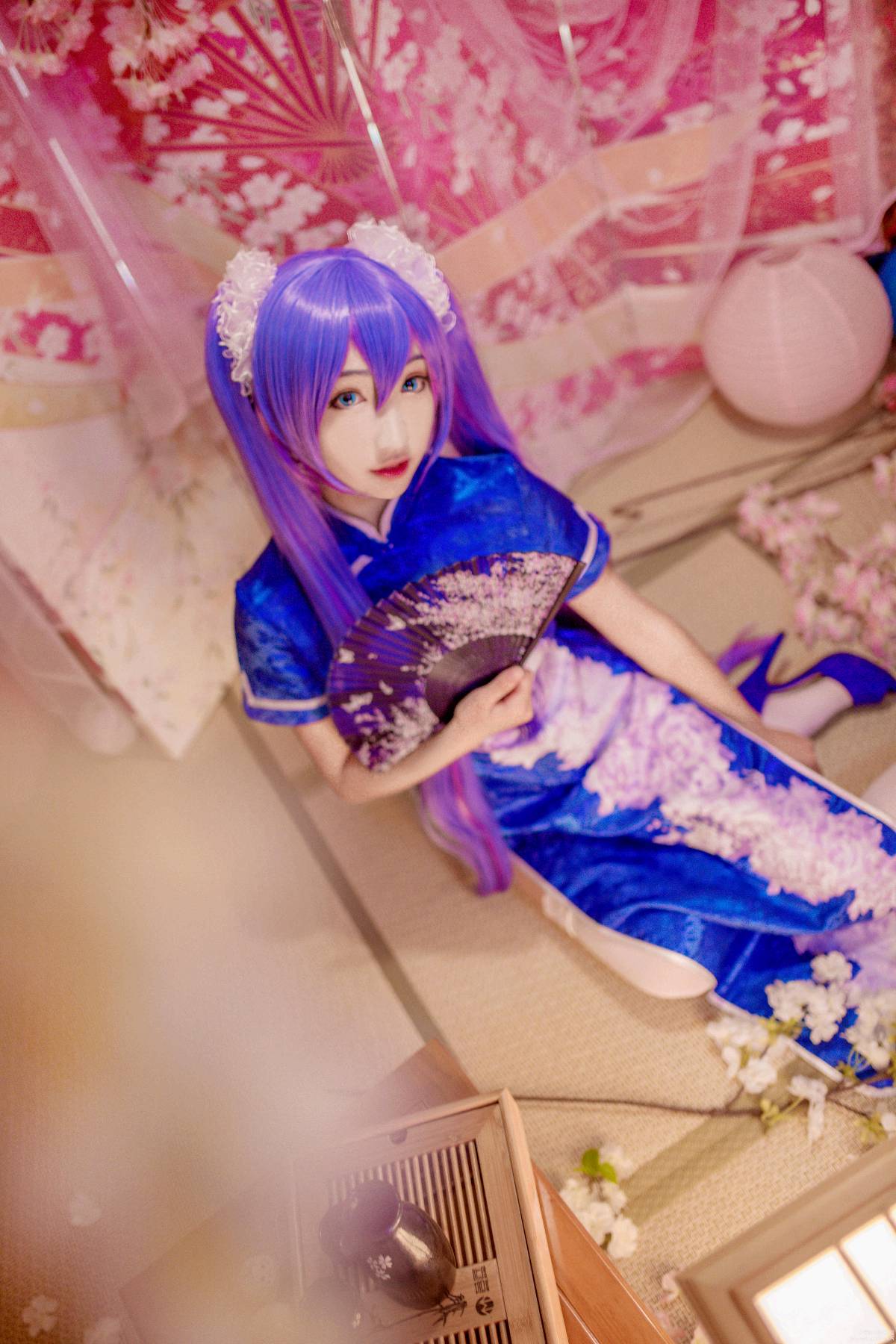 "Vocaloid" Miku Cheongsam Ver C O S P L A Y