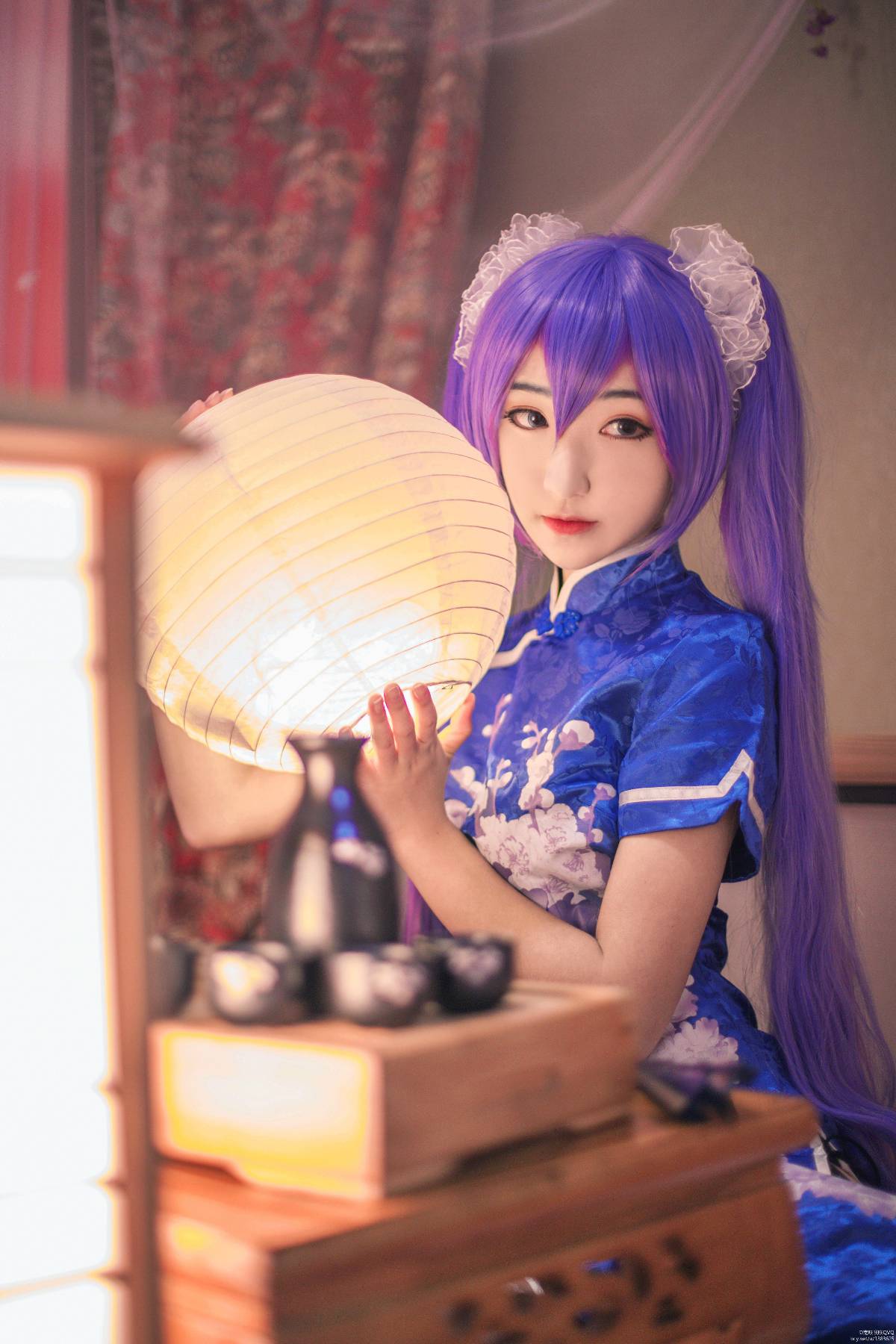 "Vocaloid" Miku Cheongsam Ver C O S P L A Y