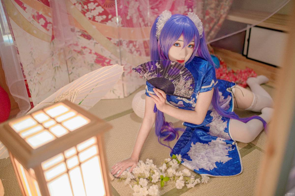 "Vocaloid" Miku Cheongsam Ver C O S P L A Y