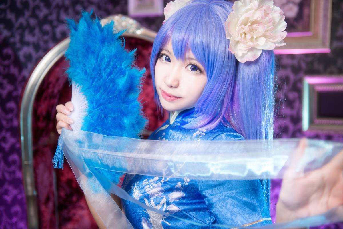 "Vocaloid" Miku Cheongsam Ver C O S P L A Y