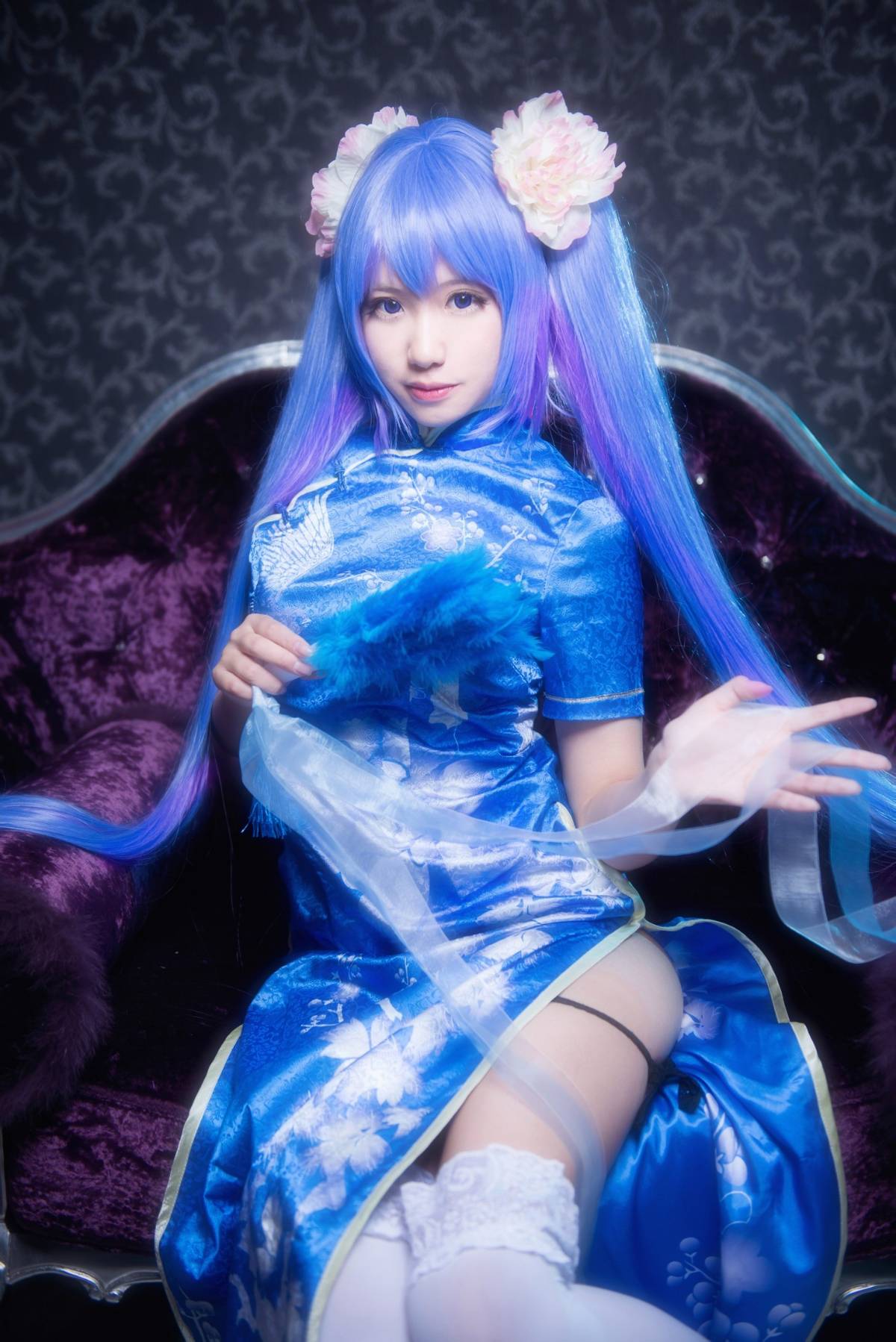 "Vocaloid" Miku Cheongsam Ver C O S P L A Y