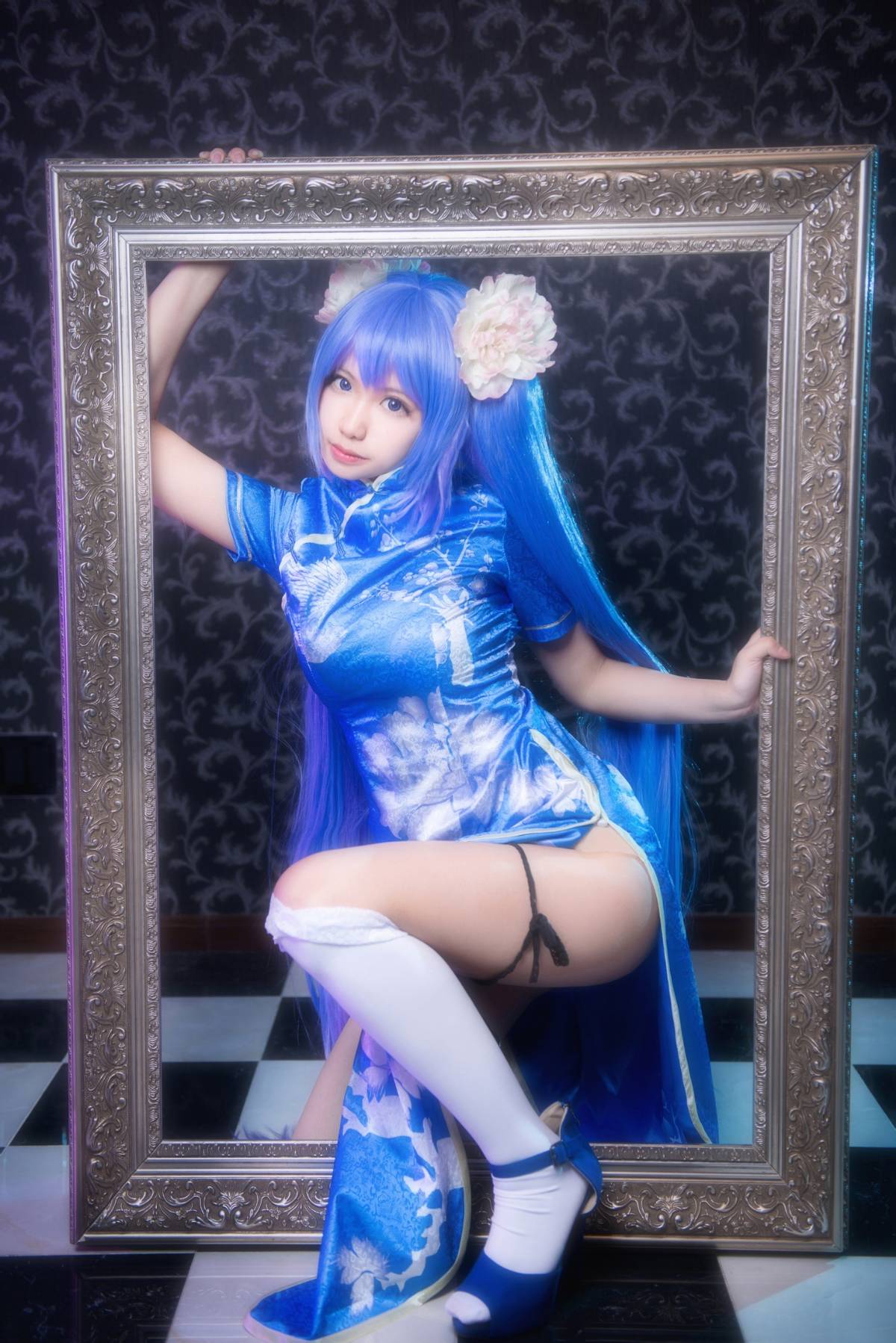 "Vocaloid" Miku Cheongsam Ver C O S P L A Y