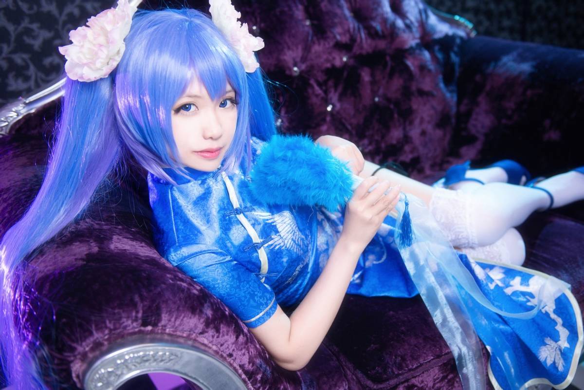 "Vocaloid" Miku Cheongsam Ver C O S P L A Y