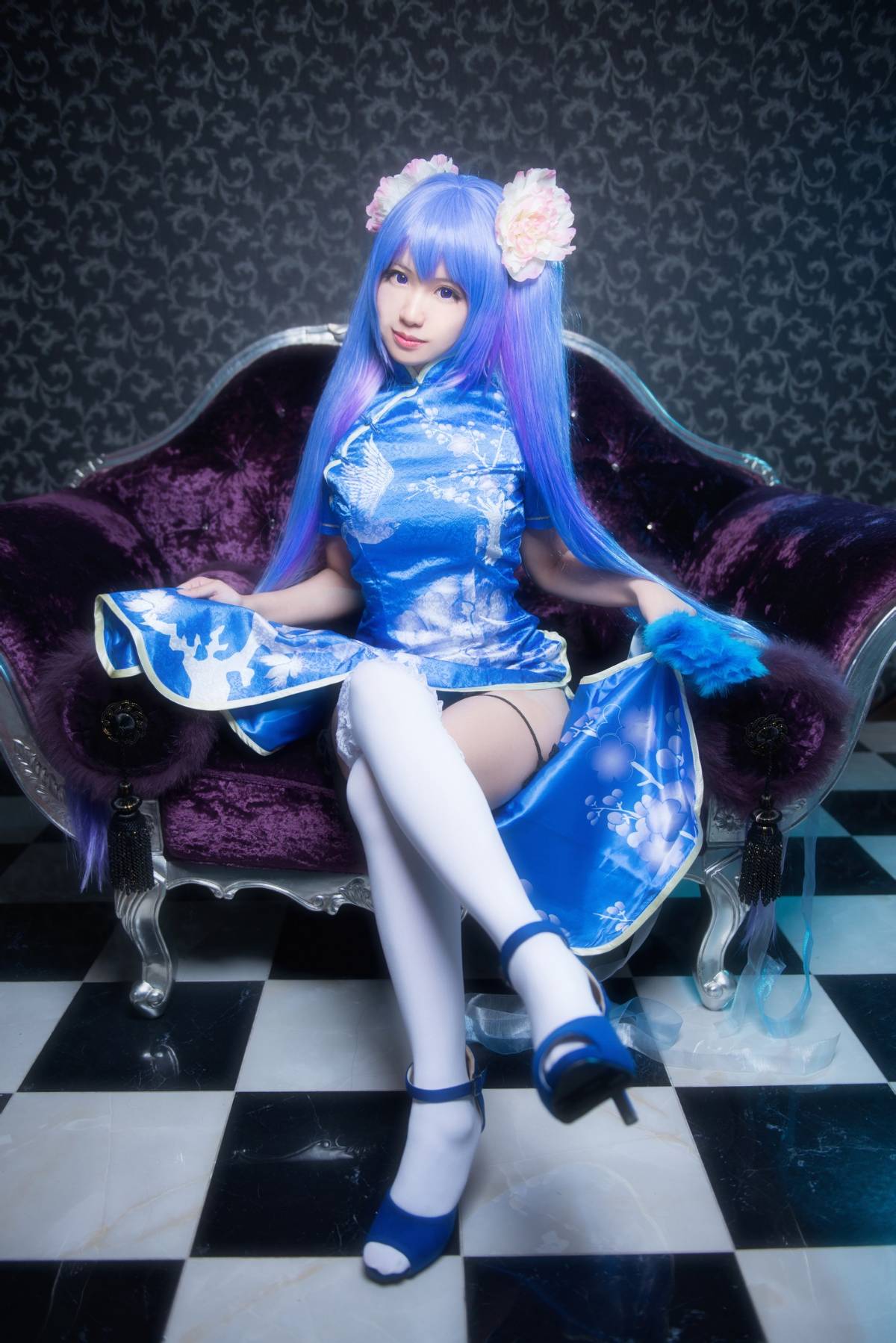 "Vocaloid" Miku Cheongsam Ver C O S P L A Y