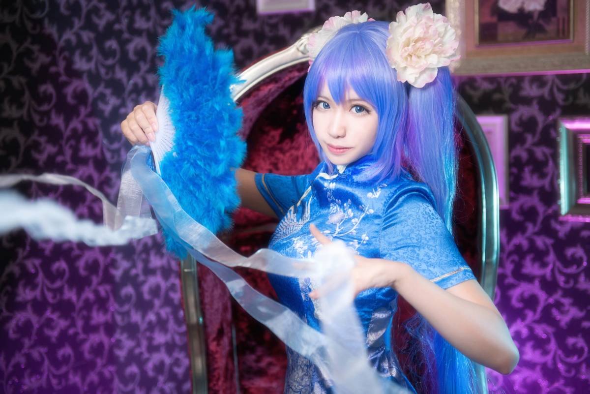 "Vocaloid" Miku Cheongsam Ver C O S P L A Y
