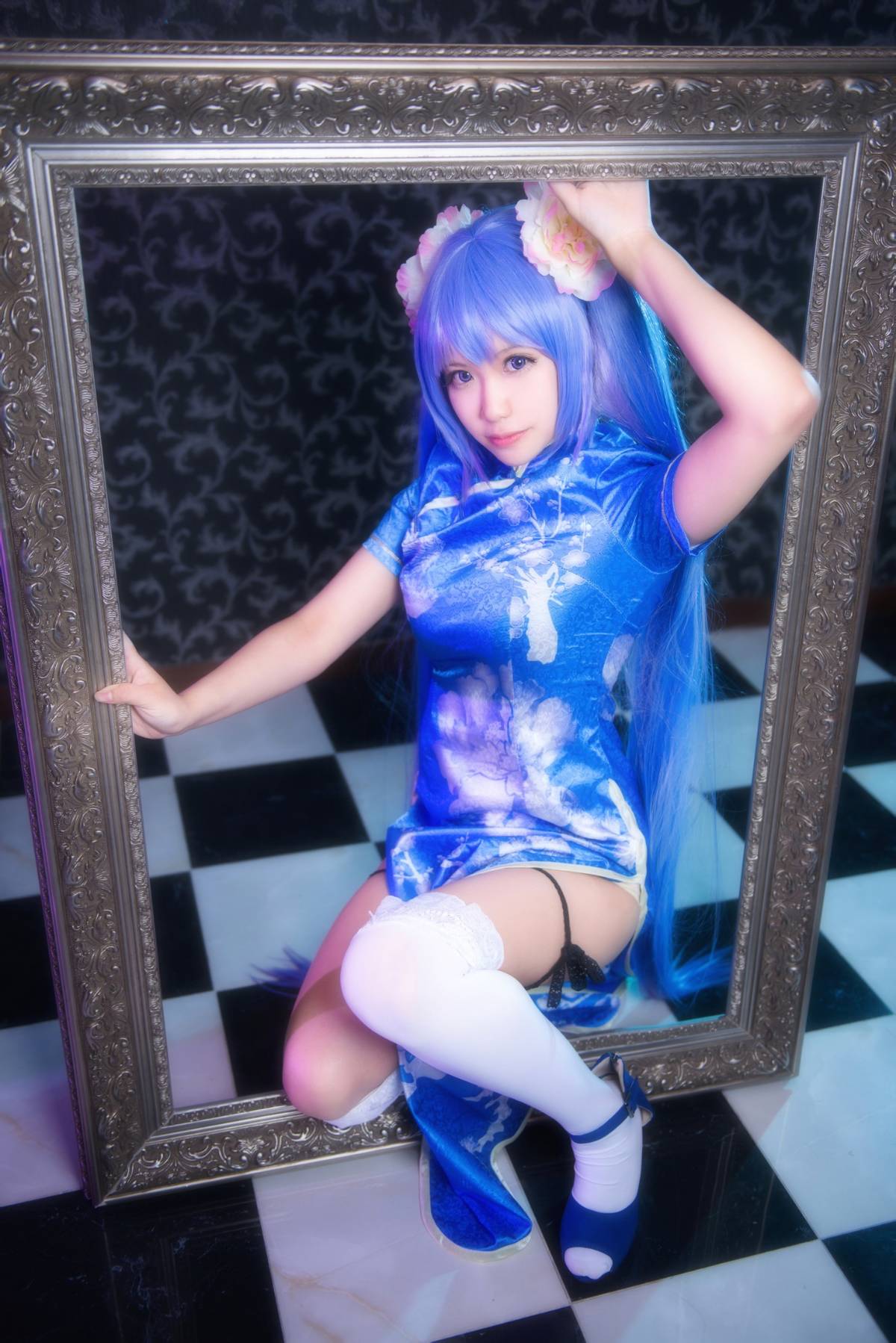 "Vocaloid" Miku Cheongsam Ver C O S P L A Y