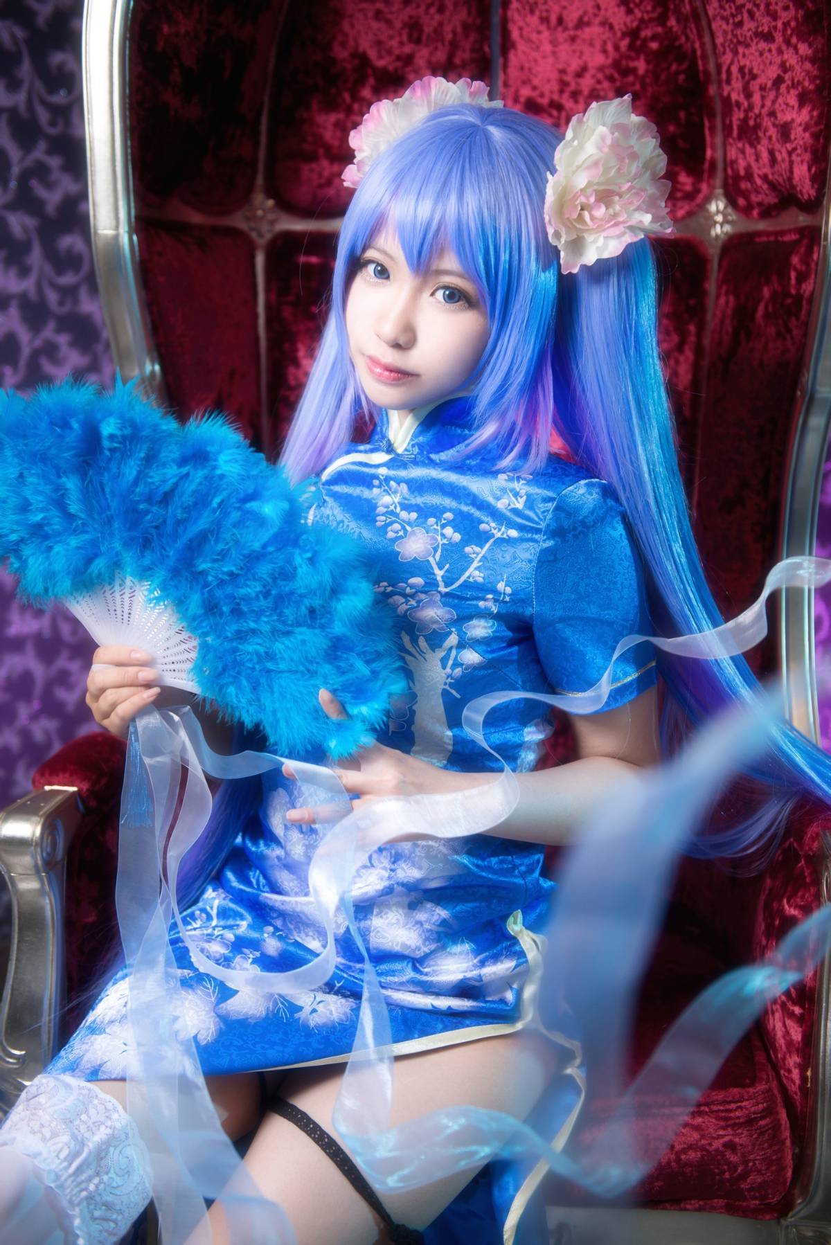"Vocaloid" Miku Cheongsam Ver C O S P L A Y