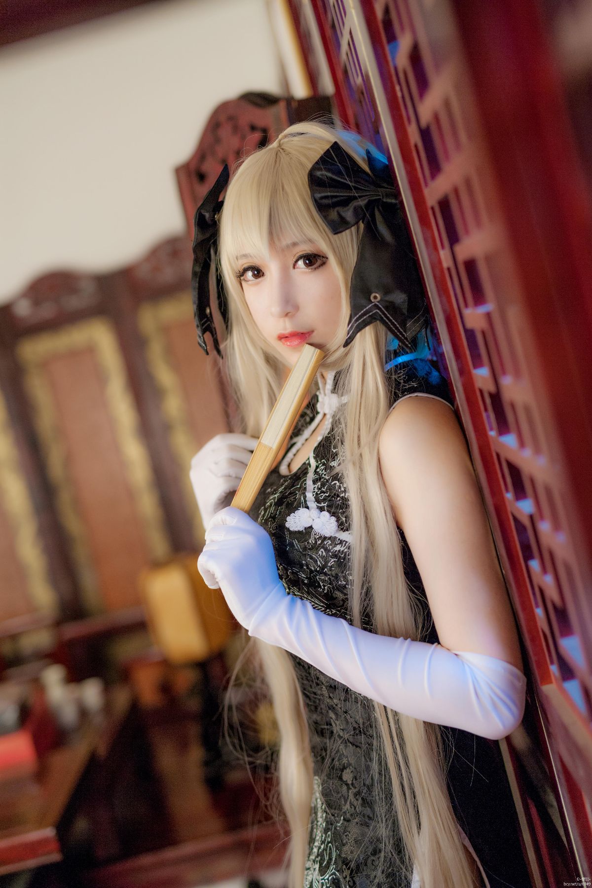 "Số phận của bầu trời" Qiongmei Cheongsam Cosplay