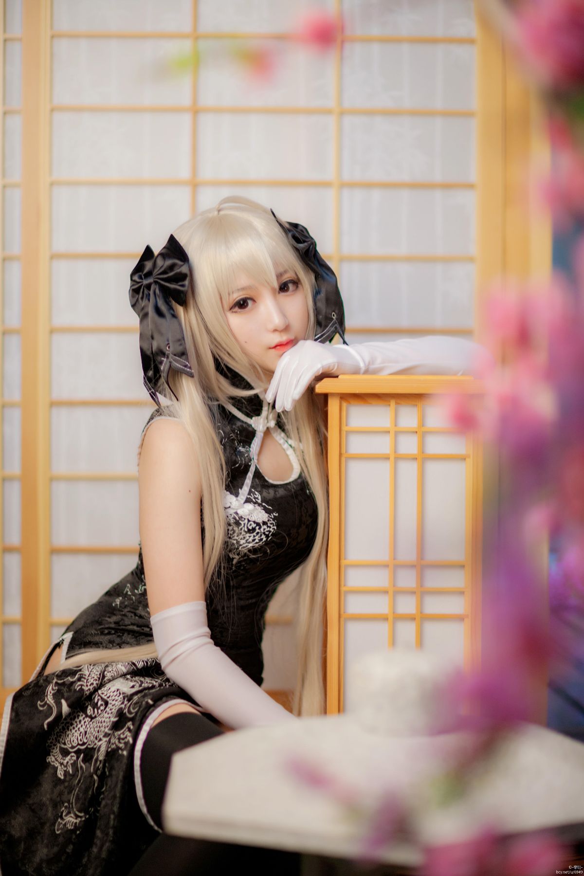 "Số phận của bầu trời" Qiongmei Cheongsam Cosplay