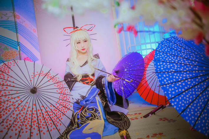 "Dự án phương Đông" Kimono Yakumo C O S P L A Y