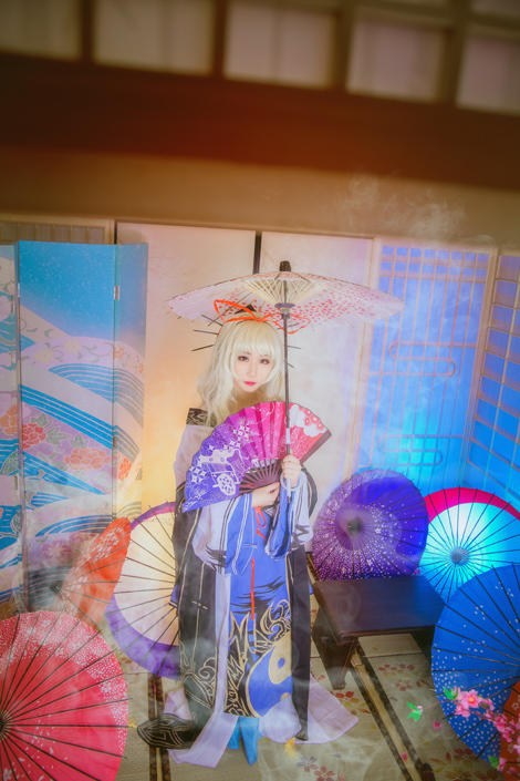 "Dự án phương Đông" Kimono Yakumo C O S P L A Y