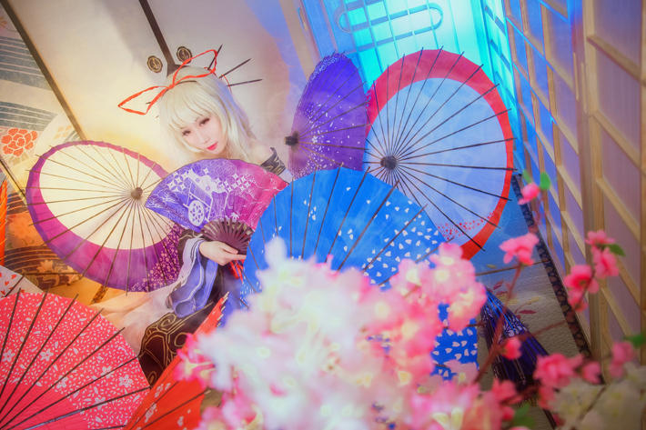 "Dự án phương Đông" Kimono Yakumo C O S P L A Y