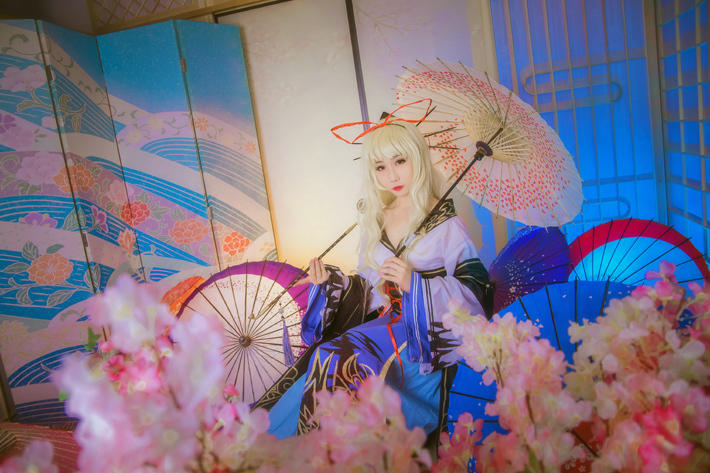 "Dự án phương Đông" Kimono Yakumo C O S P L A Y