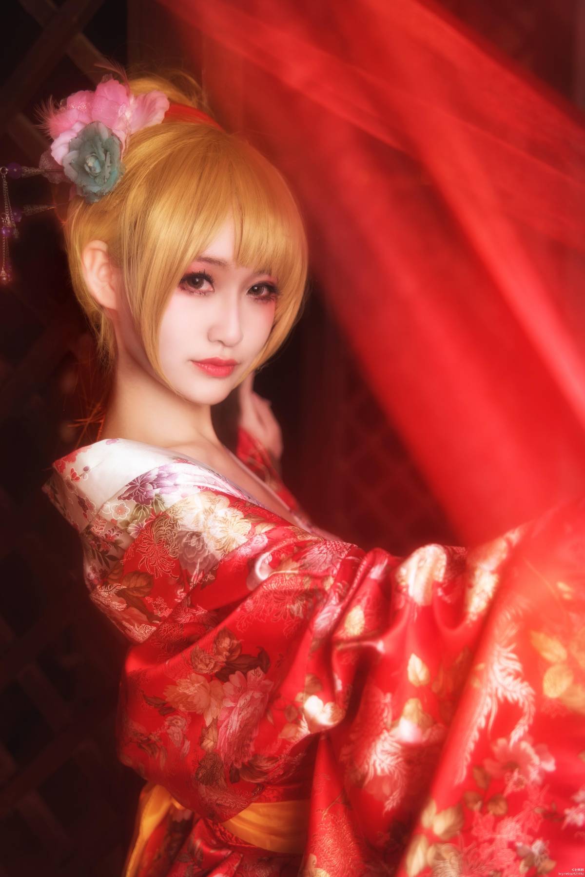 "Vocaloid" Hatsune Mitsune Ringyu menglou ver c o s p l a y