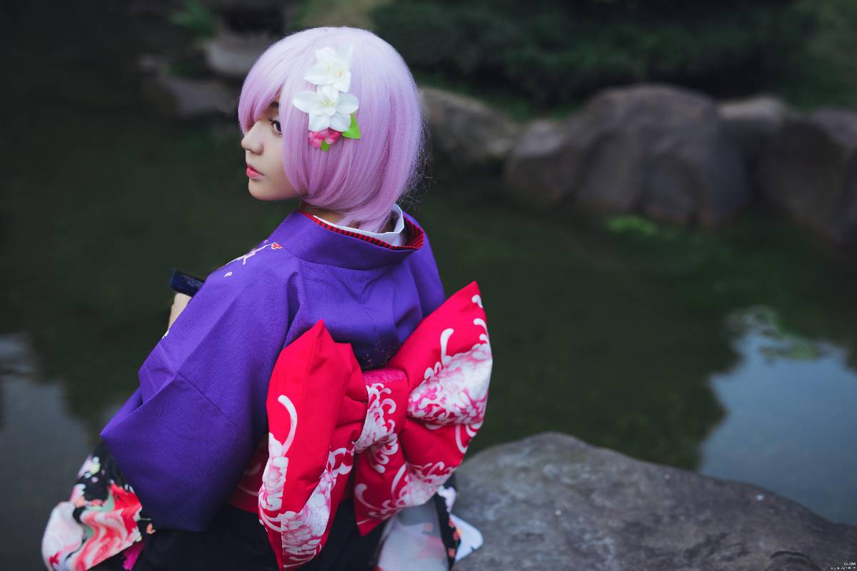 "Fate Grand Order" Shield Niang Mashu Gillette Tết và C O S P L A Y