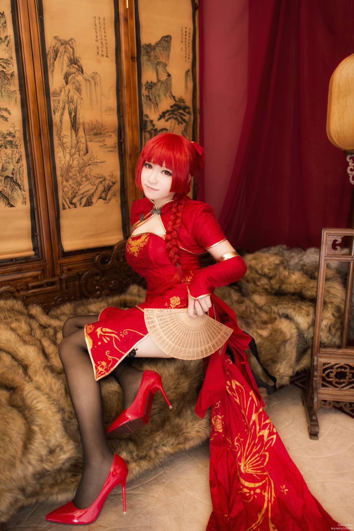 "Oriental Gardenia" Oriental Gardenia Canary Cheongsam C O S P L A Y
